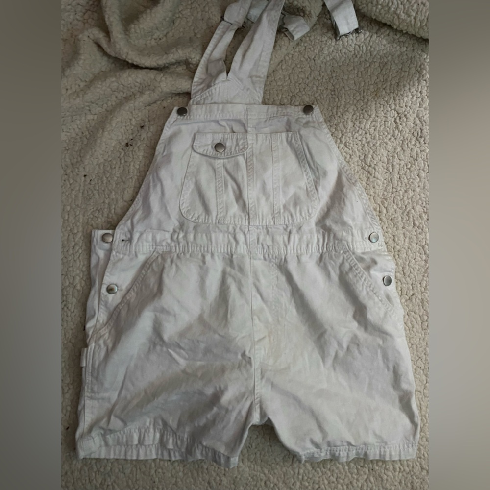 White xl 15-17 no boundaries overalls